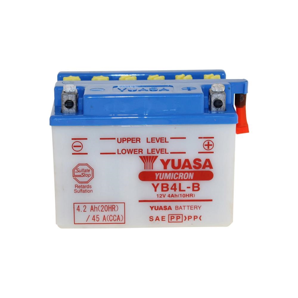 Batterie Yuasa YB4L-B 12V 4AH für Roller Batterie YB 4 L-B ...