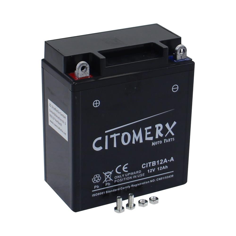 Batterie Moto 12n12a-4a-1 12 V 12ah KAWASAKI Z 550ltd kz550c bj80-82 Batterie