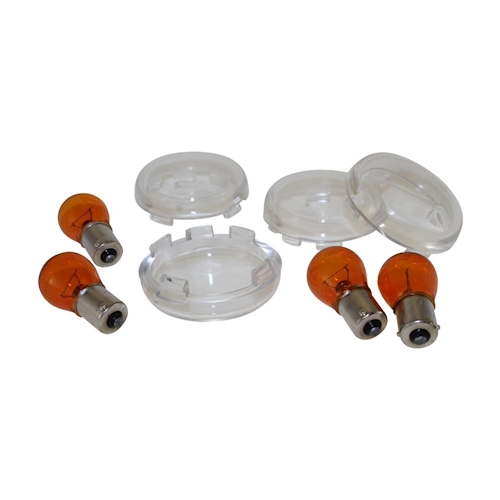 klar für Harley Davidson FLSTN Heritage Softail S Blinkergläser Set 4 St