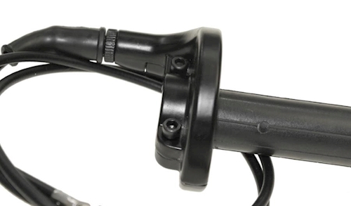 Gasgriff Schnellgasgriff Kurzhub Lenkergriff universal schwarz für Quad Neuware