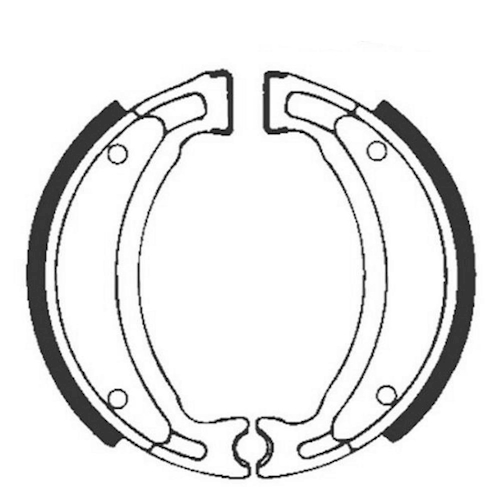 Nakamoto Drum Brake Shoe Rear Set for 98-04 Dodge Dakota Durango Ford E150 F150