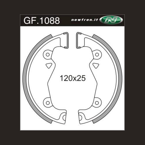 f 1088 Zündapp KS 50 Combinette Falconette NEU NewFren Bremsbacken GF 2 St.