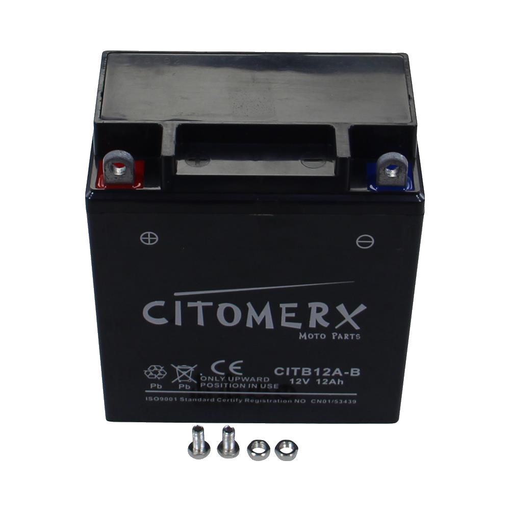 Gel-Batterie Citomerx YB12A-B 12V 12AH 51215 für Honda VFR 750 VFR750 RC24