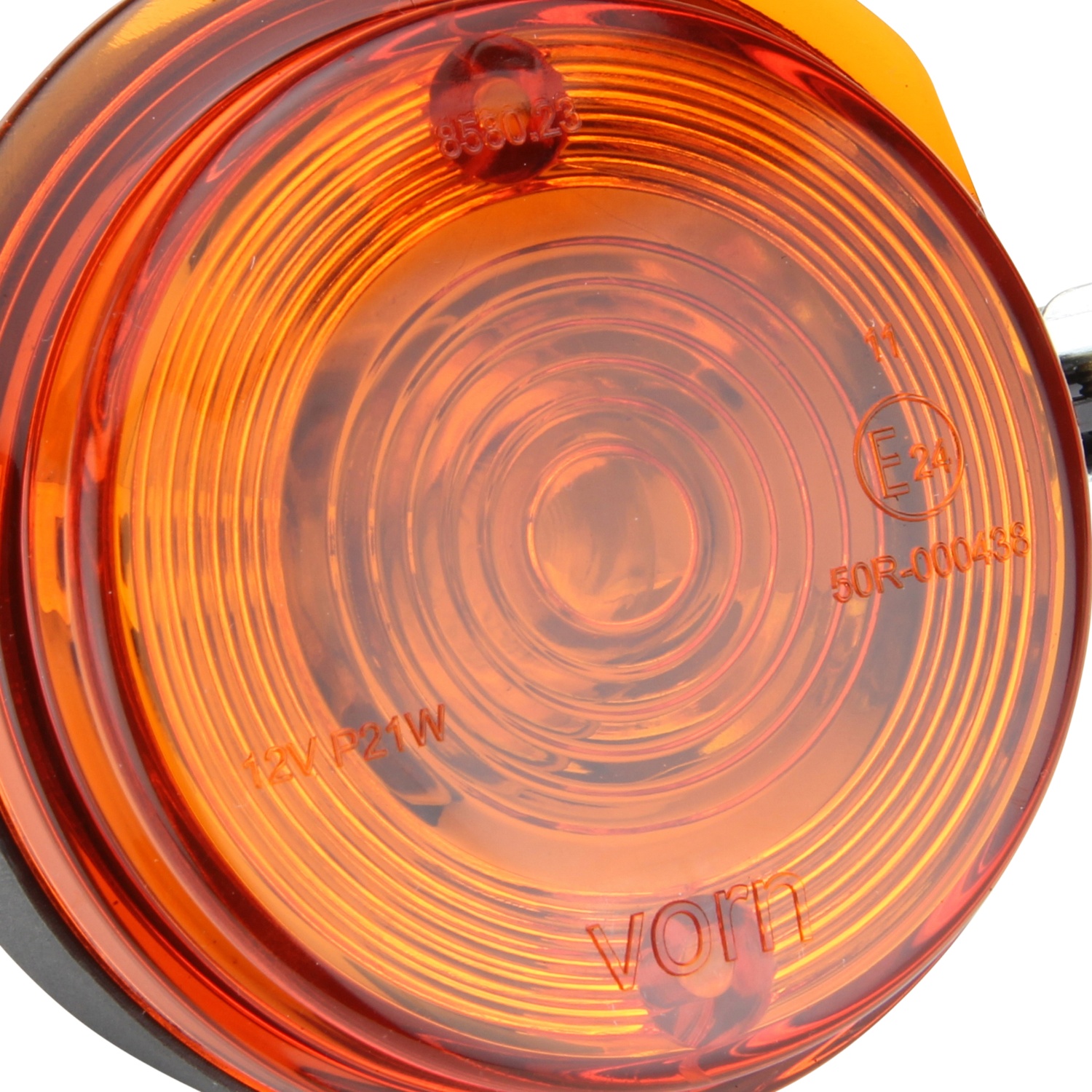 2 Blinker hinten rund orange E-Zeichen f. Simson S50 S51 MZ ETZ TS 150 125 250 