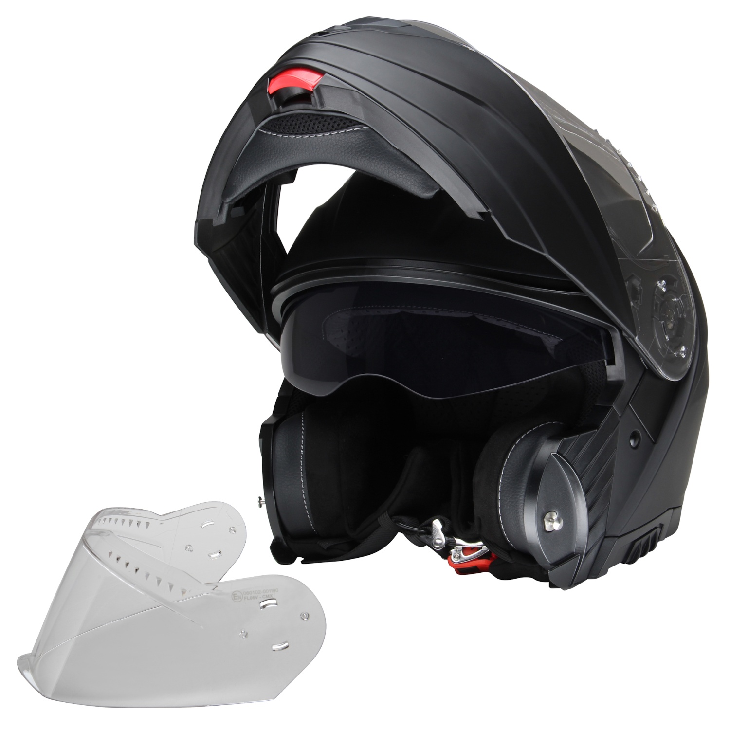 Klapphelm Integralhelm Motorradhelm CMX Vader matt schwarz + Ersatzvisier S - XL - Bild 29 von 61