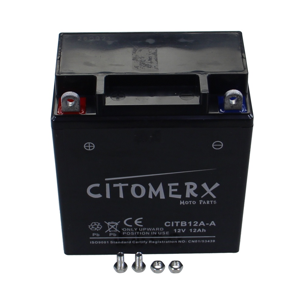BATTERIE Gel-Batterie CB12A-A 51211 12V 12AH für Yamaha XS 250 Typ 1U5 77-80