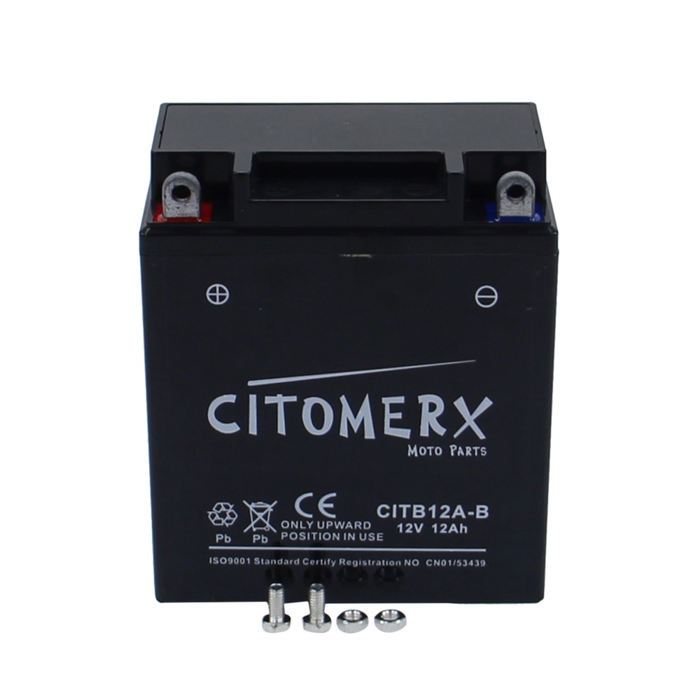 Gel-Batterie Citomerx YB12A-B 12V 12AH 51215 für Honda VFR 750 VFR750 RC24