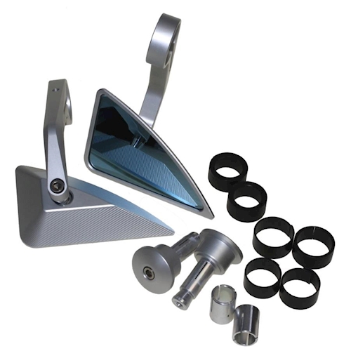 Motorrad Kette ölen 2 motorrad spiegel lenkerendenspiegel set alu cnc silber Motorrad Kette ölen 2 motorrad spiegel lenkerendenspiegel set alu cnc silber