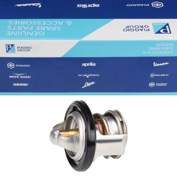 Original Piaggio Thermostat 82831R5 für Aprilia, Derbi, Gilera, Piaggio, Vespa 125-300ccm (82831R5)