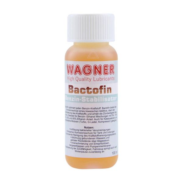 Wagner Bactofin Benzinstabilisator Tankrostschutz für 2- und 4-Takter 100 ml. (2000040100)