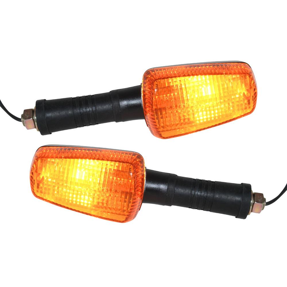 Mini clignotant LED Vision Set noir teinté avant arrière 12V M8 moto, Clignotant, Clignotant, Éclairage des scooters, Scooter