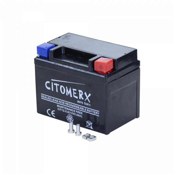 Rollerbatterie Gel-Batterie 12V 5AH für REX RS 250 450 460 500 600 700 750 900 (1275401)