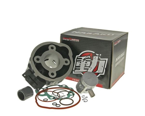 Zylinderkit Naraku 50ccm 25/28mm Anschluss Minarelli AM für Aprilia MX RS 50 Yamaha DT 50 (6710115)