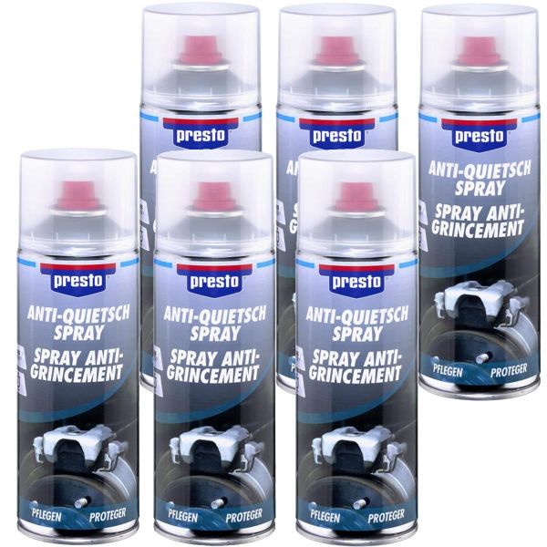 Presto Spray anti-grincement 6x 400 ml.