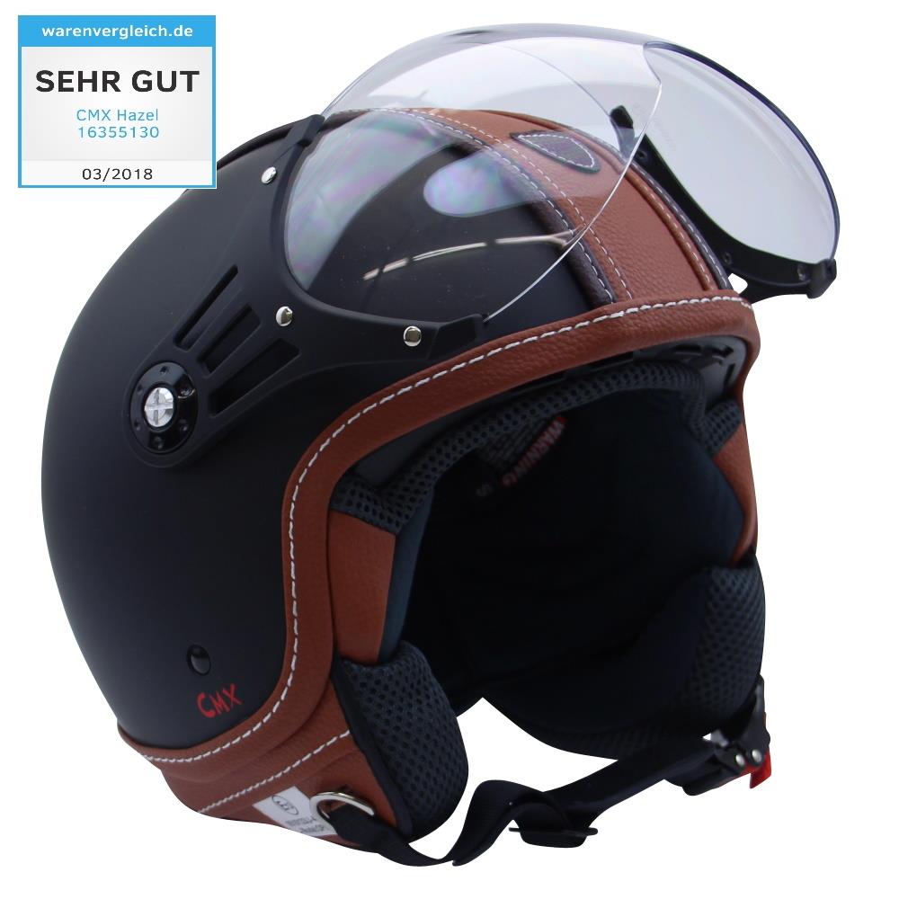 Details about   Jet helmet M motorcycle helmet Scooter Helmet Leather New S XL by CMX- 							 							show original title Matt Black L 
