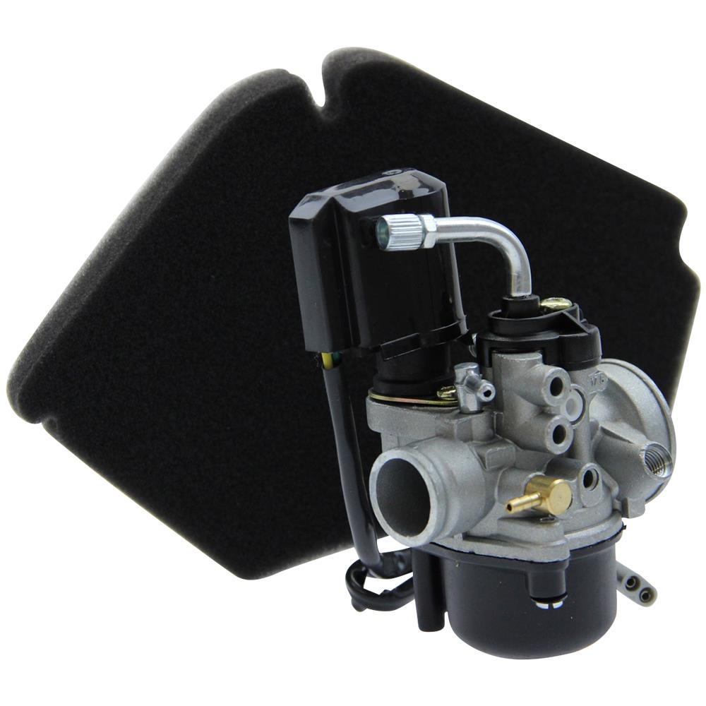 Vergaser-Set: Sportvergaser 17,5mm mit E-Choke + RMS Luftfilter +