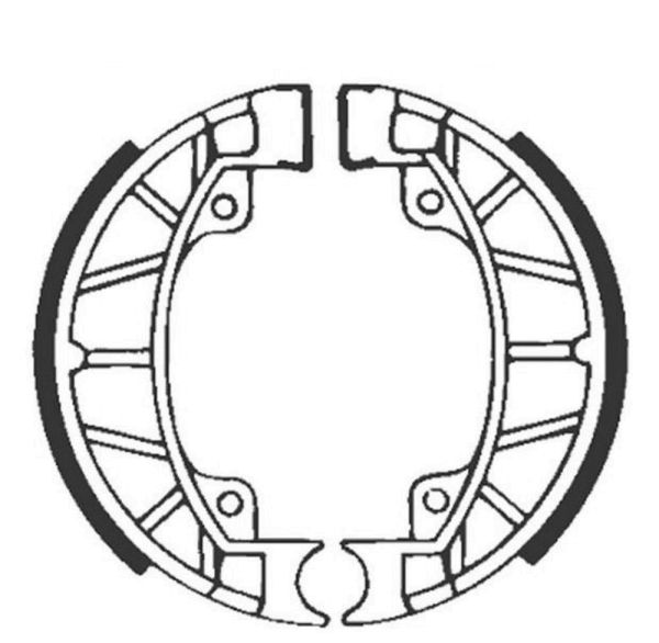 Bremsbacken für Trommelbremse EBC ohne Federn Typ 885 (681135)