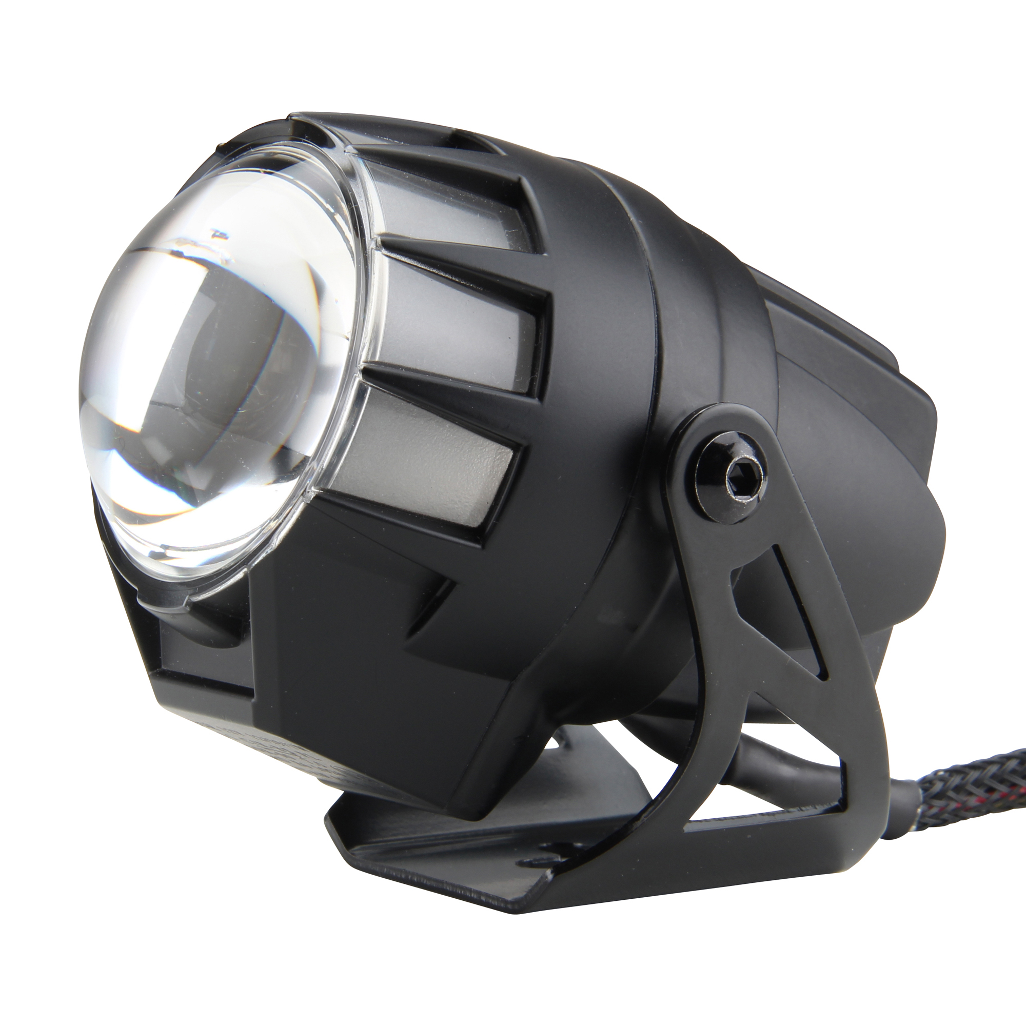 Highsider Dual Stream LED Headlight - Ellipsoidal Headlight 12V with ABE,  black, Turn signal accessories, Turn signal, Scooter lighting, Scooter  parts