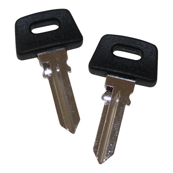 Schlüsselrohlinge Original (2 Sück) für Piaggio Ape Sfera TPH Typhoon SKR  Skipper Zip NRG Free, Vespa PX PK Cosa, Zündschloss, Zündanlage, Roller  Elektrik, Rollerteile