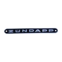 Schriftzug Emblem "Zündapp" Sitzbank hinten schwarz/silber für Zündapp (433-23.141-schwarz) Schriftzug Emblem "Zündapp" Sitzbank hinten schwarz/silber für Zündapp (433-23.141-schwarz)