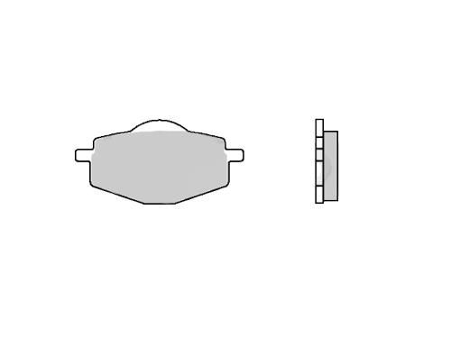 Bremsbeläge Standard (hinten), LUCAS MCB539LF (123651)