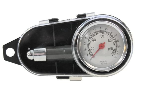 Reifendruckprüfer Manometer Luftdruckmesser Prüfer Metall für Motorrad,LKW,PKW (163770)