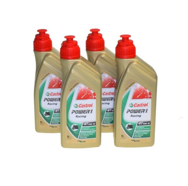 4 Liter Motoröl Castrol SAE 10W-50 Power 1 Racing 4T synthetisch (163881)