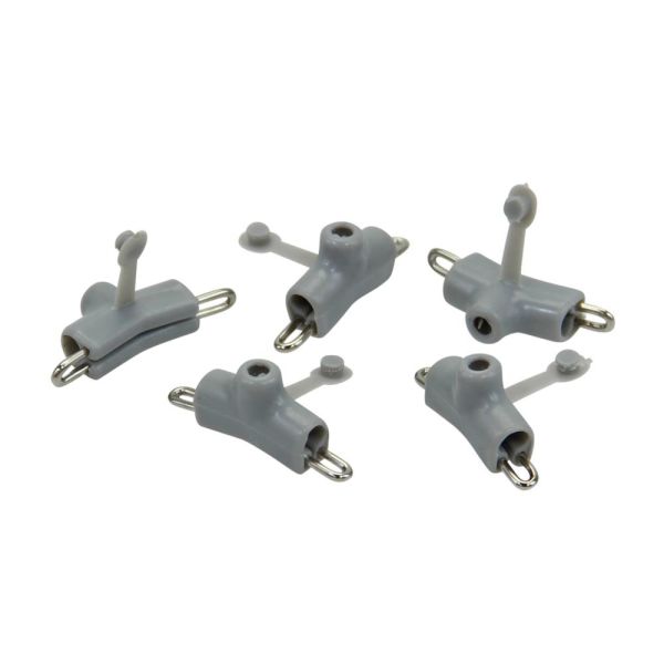 5x Bowdenzug Öler Schmiernippel grau 5 mm für Mofa Moped Mokick Roller (1907405)