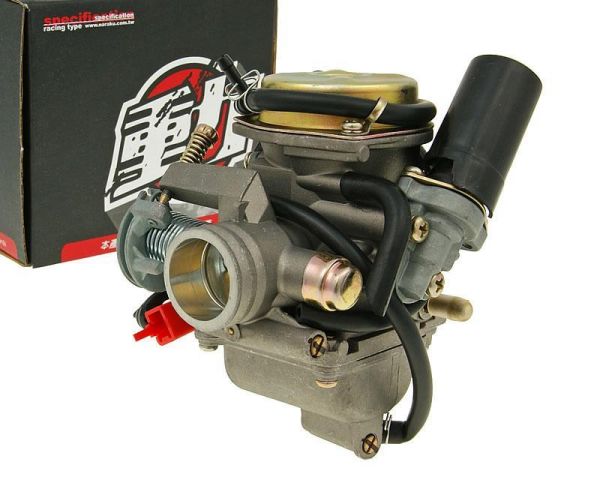 Carburettor Naraku 24mm for 85-180cc 4-stroke scooter with 139QMB GY6 engine  | CAT 125 YR. 89-02 | Adly/Herchee | Models | ZS2Radteile.net - bicycle and  motorcycle parts | Motorroller