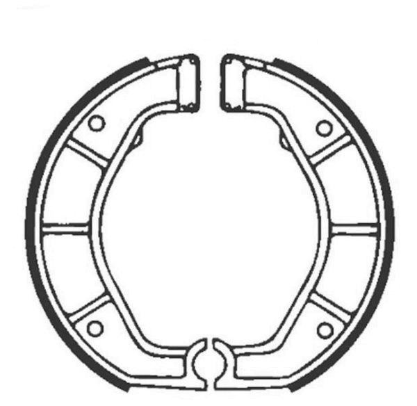 Bremsbacken für Trommelbremse EBC ohne Federn Typ 859 (681138)