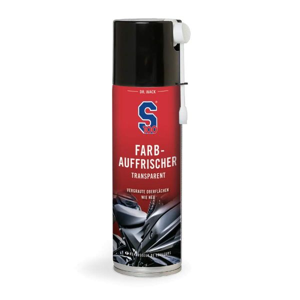 S100 Farb-Auffrischer 300 ml. Sprühdose - Vergraute Oberflächen wie NEU! (2190)