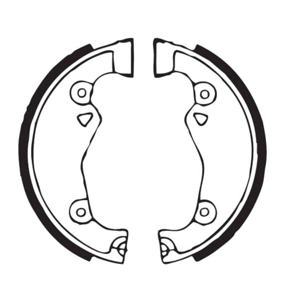 Bremsbacken für Trommelbremse EBC mit Federn Typ 976 (681063)