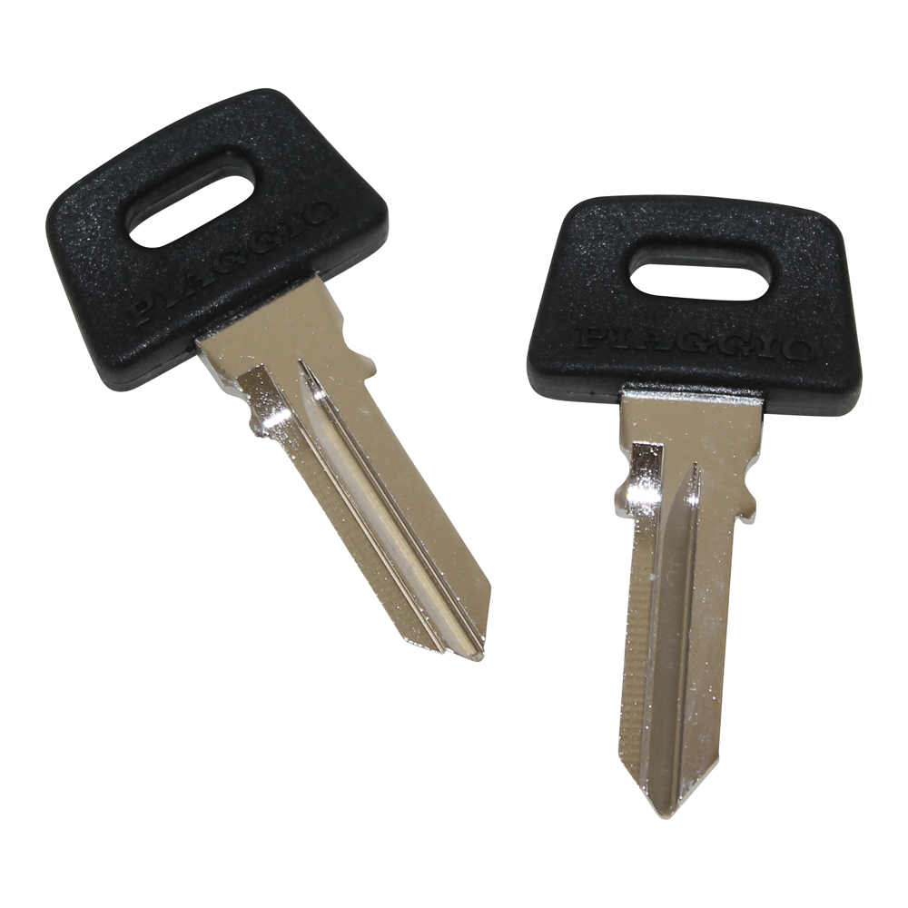 Key blanks original (2 pieces) for Piaggio Ape Sfera TPH Typhoon