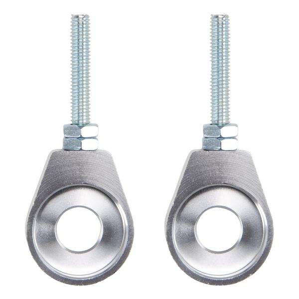 Kettenspanner Set verstärkt silber Alu für Simson S50 S51 S53 S70 S83 KR51/2 Schwalbe SR50 SR80 (101027)
