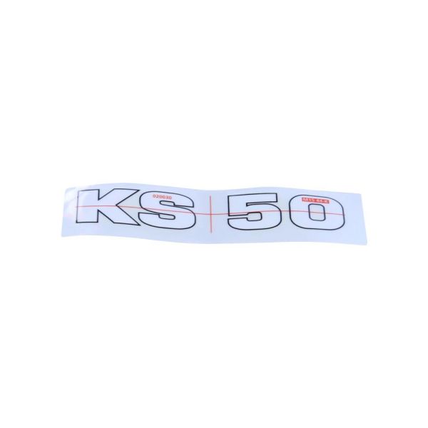 Aufkleber "KS 50" 130 x 25 mm für Zündapp KS50 (517-10.250-1)