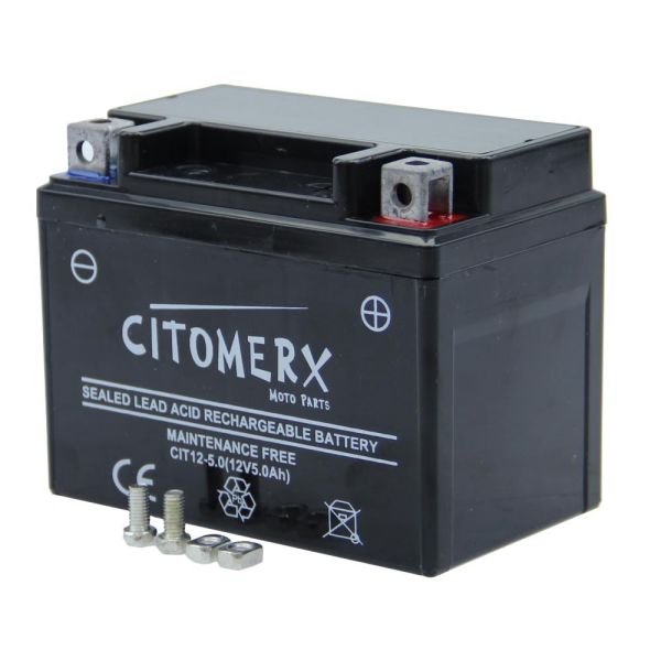 YT4L-B f/ür Malaguti F12 50 DD AC Phantom 2008 Batterie wartungsfrei 12V 5AH YB4L-B YTX4L-BS