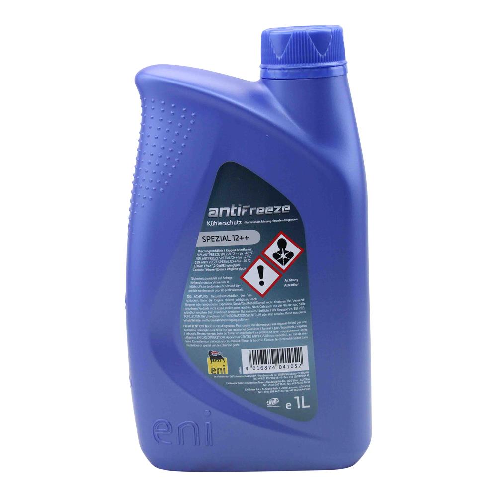 Antigel Eni Agip Spécial 12++ Antigel pour radiateur 1 litre, Protection  Antigel, Protection radiateurs, Huile & Liquides, Pièces Scooter, Moto,  Maxiscooter, Cyclo et Vélo