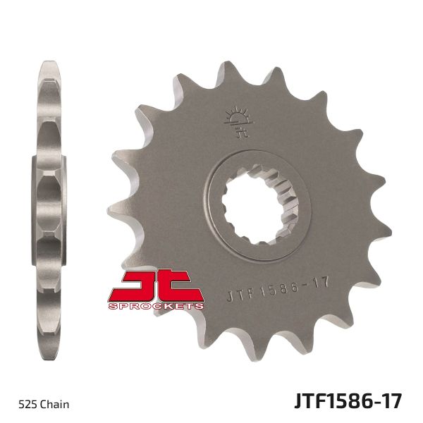 Ritzel vorne 17 Zähne Teilung 525 Typ F1586-17 (110361)