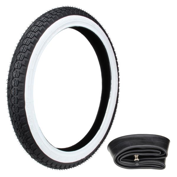 Reifen Weißwand CIT H-675 2.25-16 (2 1/4 x 16) 38J TT + Schlauch (161630s1)