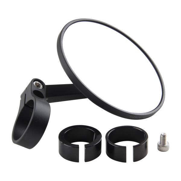 Shin Yo PONZA handlebar end mirror, black, E-approved, Mirror, Levers,  Fittings & Handlebars, Scooter Speedometer & Attachment Parts, Scooter  parts