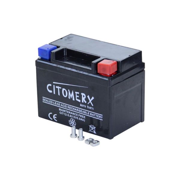 Motorradbatterie Gel-Batterie 12V/5AH für Aprilia MX 125 (03>04) (127540-53621)