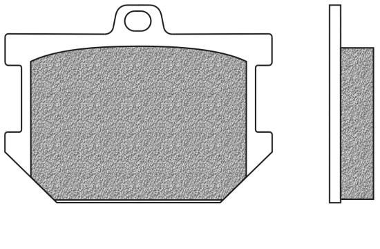 Bremsbeläge vorne Typ FD.0017 für Yamaha KJ 650, SR 400, SR 500, XJ 650, XS 250, XS 360, XS 400 C, 6 (700017)