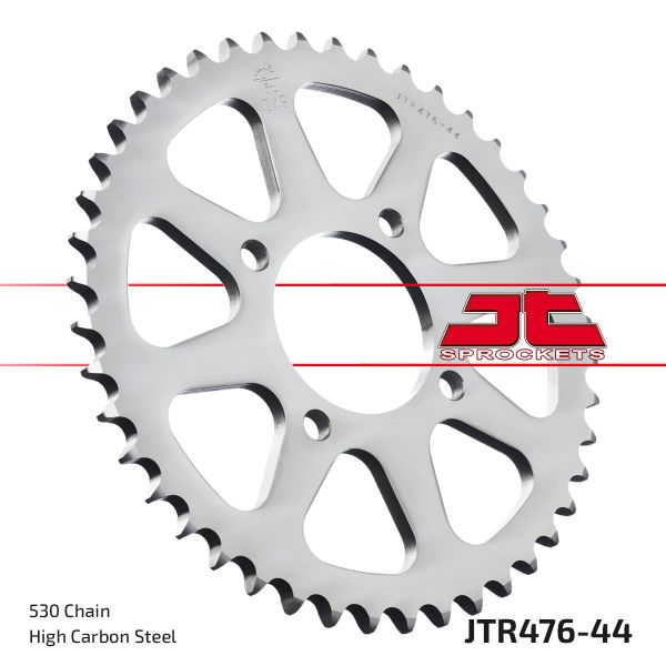 Kettenrad hinten 44 Zähne 530er Teilung z. B. für Kawasaki Z440 C1/C2 (163526)