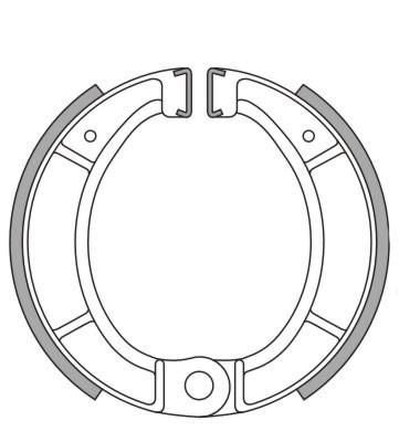 Bremsbacken NewFren Typ GF.1137 (1 Satz a 2 Stück) (801137)