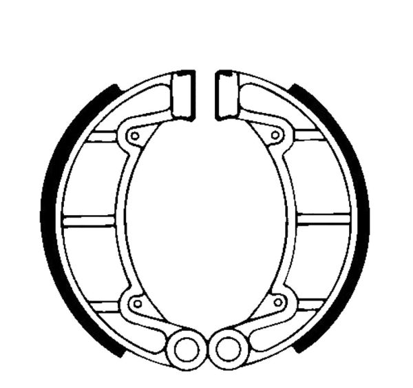 Bremsbacken für Trommelbremse EBC mit Federn Typ Y532 (681007)