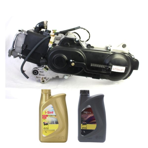Baotian Rex Motor QMB 4-Takt 50ccm 10 Zoll komplett inkl. Agip Eni Motoröl und Getriebeöl (164608)
