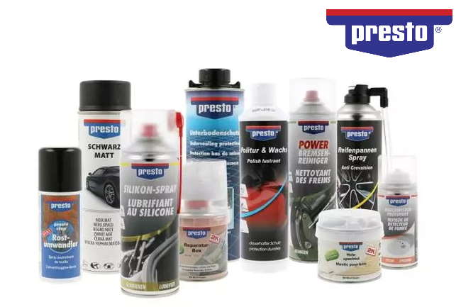 Presto Wartungssprays - Neu bei uns im Sortiment