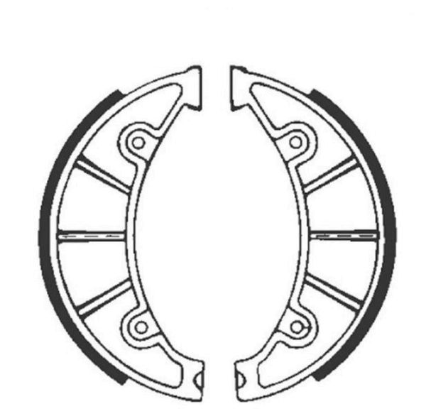 Bremsbacken für Trommelbremse EBC mit Federn Typ Y533 (681018)