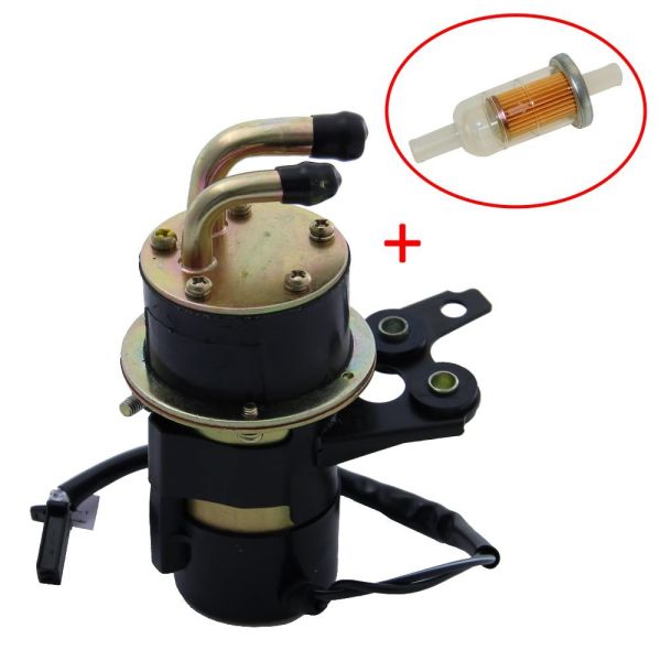 Benzinpumpe + Filter Kraftstoffpumpe 12V Eingang 10mm Ausgang 8mm  abgewinkelt, Benzin-, Unterdruck- & Ölschläuche, Pumpen, Kühlung &  Schläuche, Motorrad Motorteile, Motorradteile