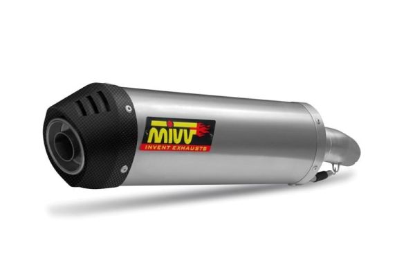 Mivv SPORT Schalldämpfer OVAL SLIP-ON Titan Cap für KAWASAKI Versys 1000 BJ 2012 > 2014 (K.034.LNC)